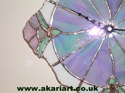 Detail of the lilac clock