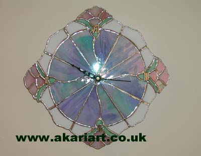 An elegant, wall-mounted clock