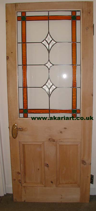 All these door panels in this section were designed to match existing panels in the house.